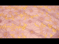 Laços nupciais do cabo solúvel em água da guipura para a tela de nivelamento nigeriana