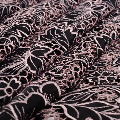 Sustainable Guipure Polyester Lace Trim Guipure Border Lace Trim Fabric